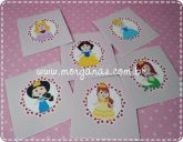 Princesas Rótulo para Bis ou Baton