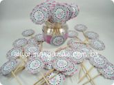 Topper para doce ou cupcake corujinhas